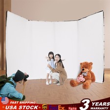 Photography Backdrop Stand White Cloth Kit For Photo Studio Background Decor