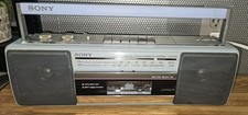 Blue Rare Vintage Sony Sound Rider CFS-210 FM/AM Stereo, Ac/Dc Cassette-Corder