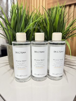 Dr. C. Tuna Micellar Water 225ml x3 - Makeup Remover Cleanser ** 3 pack Deal ***