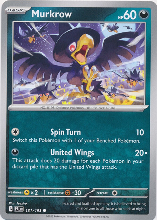 Murkrow - 131/193 - Common - Moderately Played