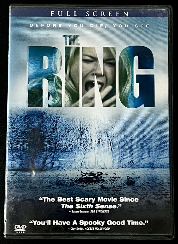 THE RING (DVD, 2002, Fullscreen) Naomi Watts Samara Halloween Horror