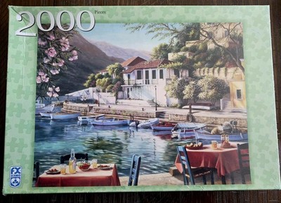 F . X. Schmid  ''Greek Harbor'' 2000 Piece Puzzle ''NEW'  No. 78957