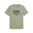 PUMA House Of Graphics Tee Mens Green Casual Tops 69196882