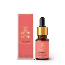 Core & Pure Geranium Essential Oil For Skin & Hair 12ml