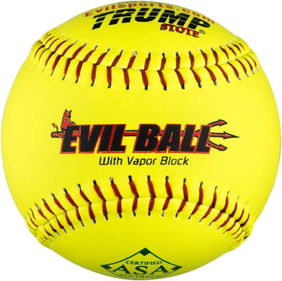 1 Dozen ASA Evil Ball 12'' Softballs 52 COR 300 Compression 12 Balls (Mp-Evil-Rp-