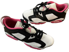 AIR JORDAN 6 RETRO LOW GS "FIERCE PINK" US 5.5 Y