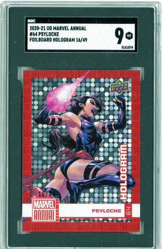 Psylocke [Hologram] #64 Marvel 2020 Upper Deck Annual card