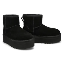 UGG Women's Classic Mini Platform Boots in Black Model 1134991