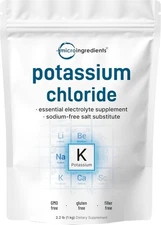 Potassium Chloride Powder, 1 KG (35 Ounce) | Salt Substitute & Essential... 