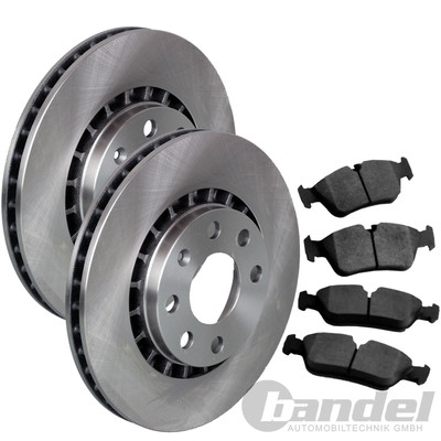 2 BREMSSCHEIBEN 253mm belüftet + BELÄGE VORNE passend für OPEL AGILA
