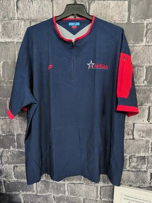 AHSAA Future Ones Team Sales 1/4 Zip Pullover Adult Size 3XL Blue & Red EUC!