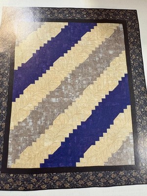 A STEP UP quilt pattern from magazine, piecing 63.5x75.5''