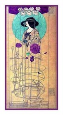 Part Seen Part Imagined Charles. Mackintosh Counted Cross Stitch Chart Pattern