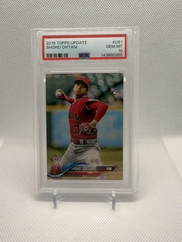 2018 Topps Update Shohei Ohtani #US1 Rookie PSA 10 Angels Red Jersey 💎