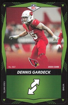 2025 UNO Elite Core Edition - Green Dennis Gardeck Card #063