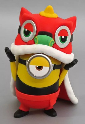 Mini Figure　Lion Dance-Stuart  POPMART Minions Travelogues of China Series 