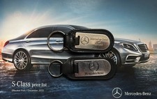 Two Genuine Mercedes-benz Keyring Keychain Keyfob E230 190E E350 S550 S350 AMG