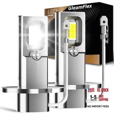 LED Fog Light Bulb, 30000 Lumens LED Bulb 6500K White, 1:1 Mini Size Plug H3
