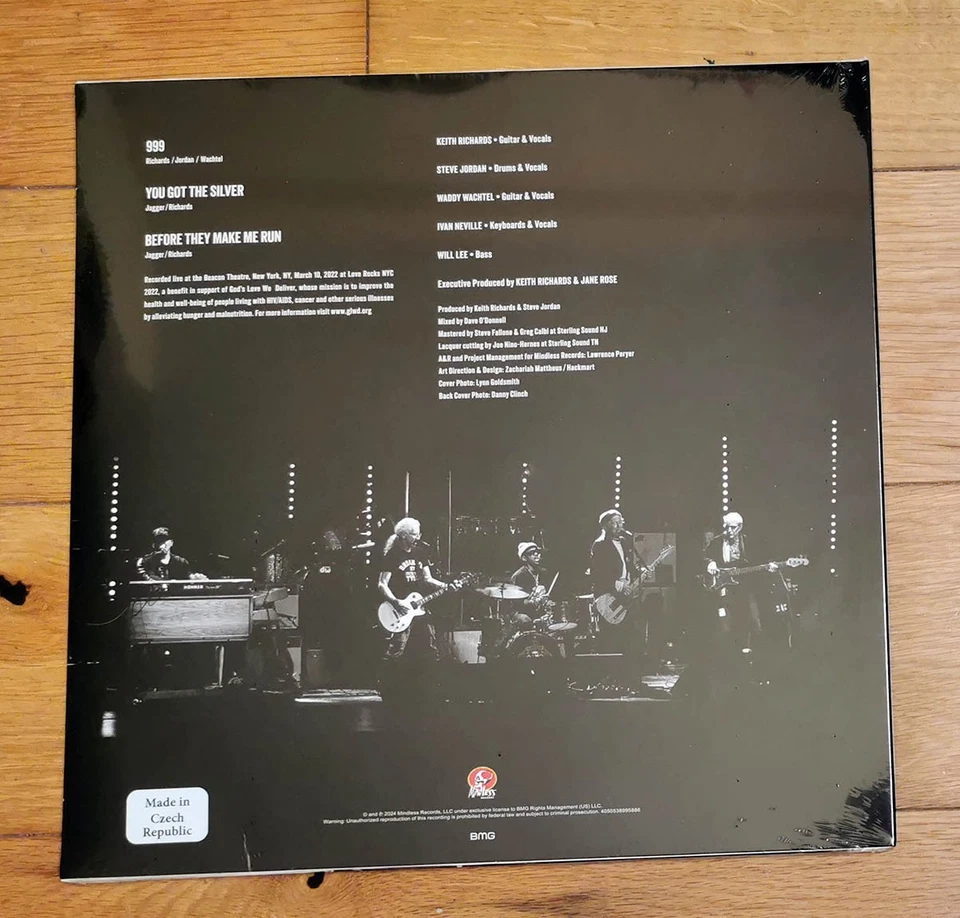 KEITH RICHARDS & THE X PENSIVE WINOS  - LIVE 12" RSD Still Sealed - Image 2 of 2
