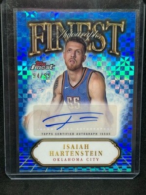 2024-25 Topps Finest - Finest Autographs Isaiah Hartenstein /99