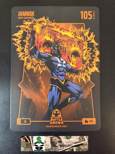 Bo Jackson Battle Arena Jambox Ja Morant FIRE Card #38 1st Edition
