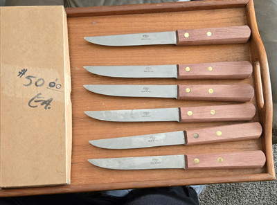 Vntg Clyde Cutlery Co 6'' (11'') Boning Knife NOS USA USA 1967 Type 111 - 6 Avail