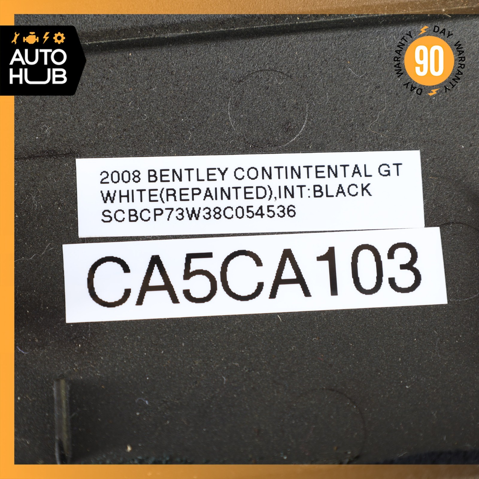 03-10 Bentley Continental GT Front Left Side Interior Trim Panel A Pillar OEM