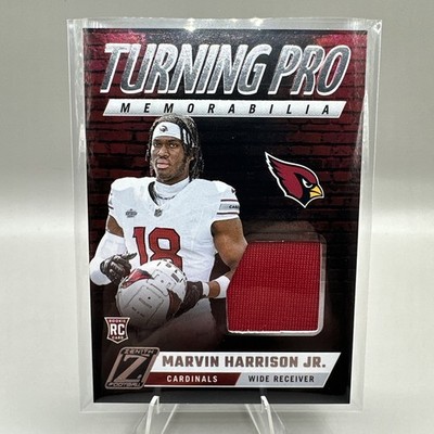 2024 Zenith MARVIN HARRISON JR. Turning Pro Rookie Jersey Patch RC AZ Cardinals