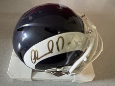 Orlando Pace Signed Rams Speed Mini Helmet Inscribed Former Ohio State great