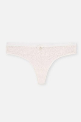 G-String Damen Spitze Weiß L, Dagi, Unterwäsche, Dessous, Modell-Nr