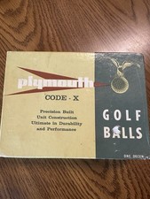 Plymouth Championship Vintage Golf Balls Boxed Set Code x Balls Unopened