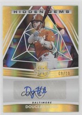 2022 Panini Elite Extra Edition Hidden Gems Gold 9/10 Douglas Hodo Auto 1e8j