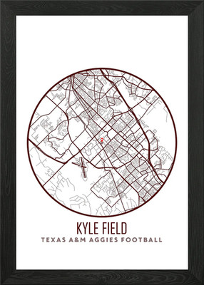 Texas AM Aggies Football Gerahmtes Wandbild Poster Leinwanddruck Bild