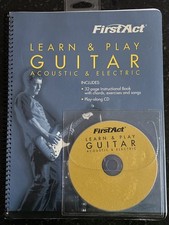 First Act Learn  Play Guitar Acoustic  Electric With CD