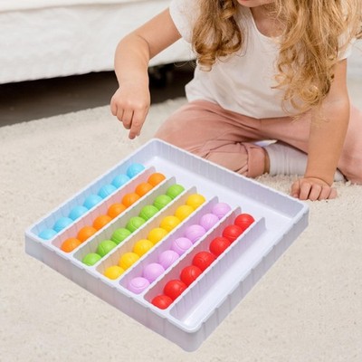 Kinder Puzzle Bunter Ball Sortieren Farbe Kognitive Klassifizierung Spiel Spielzeug