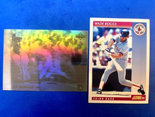 Wade Boggs 1992 Upper Deck MVP Holo & 1992 Score Baseball - Red Sox