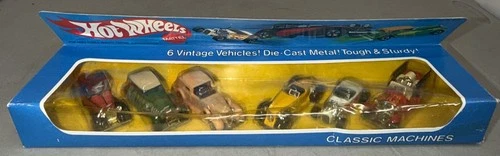 Vintage 1981 Hot Wheels Classic Machines 6 Pack Vintage Die Cast Vehicles New