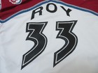 Vintage STARTER XXL 1995 PATRICK ROY Colorado Avalanche Hockey Jersey Home White — photo 9