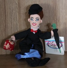 Vintage Disney Store Mary Poppins 10" Mini Bean Bag Plush Doll with Tags