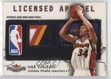2003-04 Fleer Patchworks Licensed Apparel Team Name Mike Dunleavy Jr Patch 0x1n