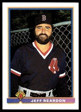 Jeff Reardon 1991 Bowman #107 Boston Red Sox MLB READ FREE SHIPPING AutographDen