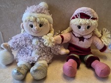 Tesco Chilly & Friends  Emily  Soft Doll plush x 2 bundle Winter