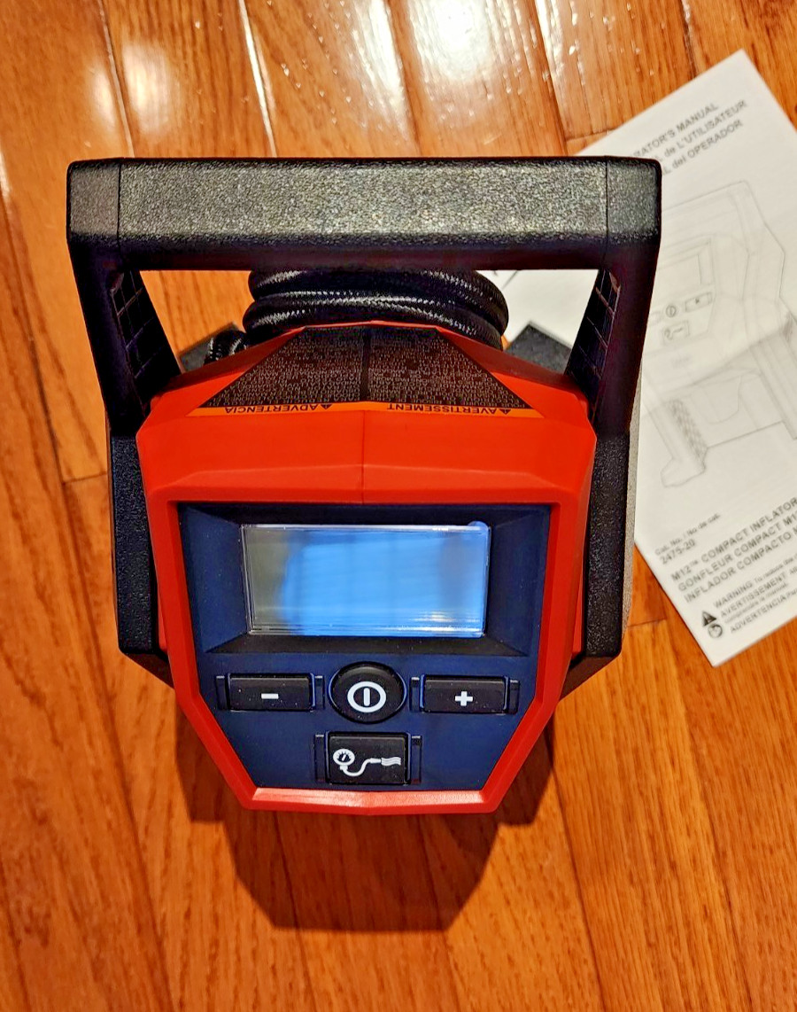 Genuine Milwaukee 2475-20 M12 12 Volt Cordless Compact Inflator New