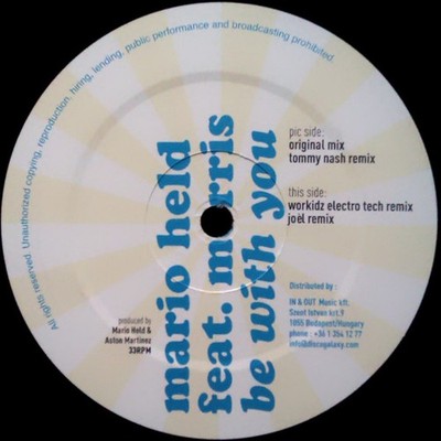 Mario Held Feat Morris - Be With You - German 12'' Vinyl - 2005 - Disco Galaxy