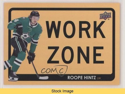 2021-22 Upper Deck Series 1 Work Zone Roope Hintz #WZ-16 READ 1a9z