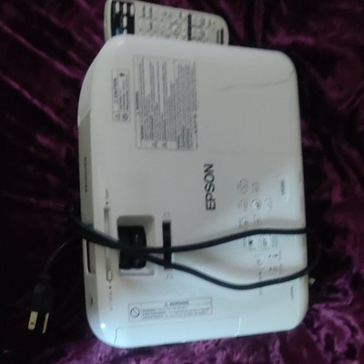 Epson VS355 3LCD SVGA 3300 ANSI 12000:1 HDMI USB VGA White Projector