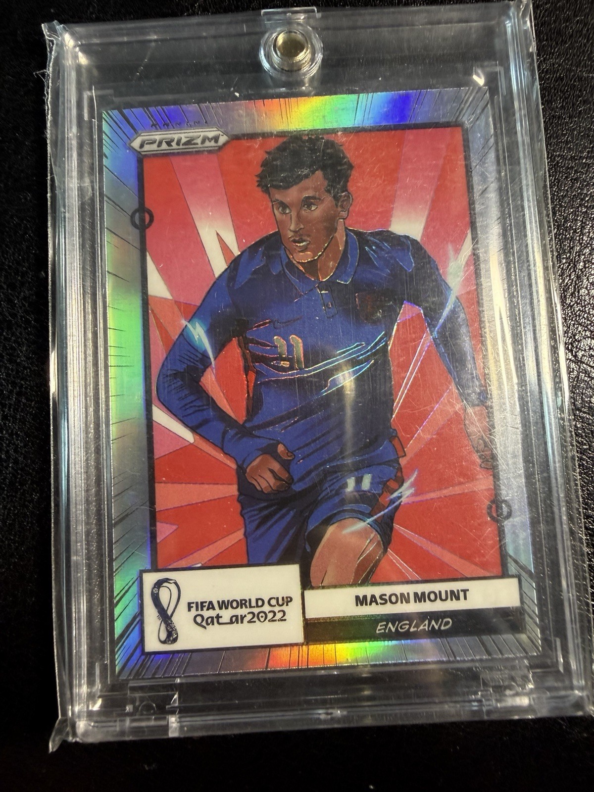 2022 Panini Prizm World Cup Mason Mount Manga #5 SSP Case Hit England