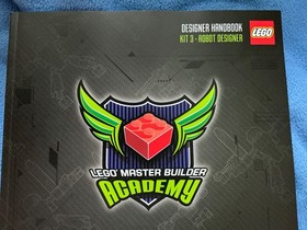 Lego Master Builder Academy Designer Handbook Kit 3 Robot Designer NEW