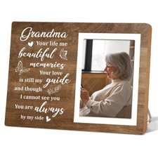 Grandpa Memorial Picture Frame   4x6 Wooden Photo Frame,Sympathy Gift for