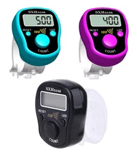 Tally Counter Clicker: Digital Finger Counter Tasbeeh Handheld, Pitch Counter...